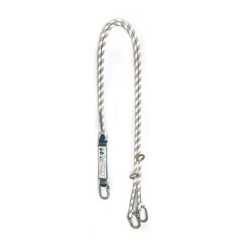 Cordão absorvedor de energia HT-S-0021 com 3 mosquetões em forma de U