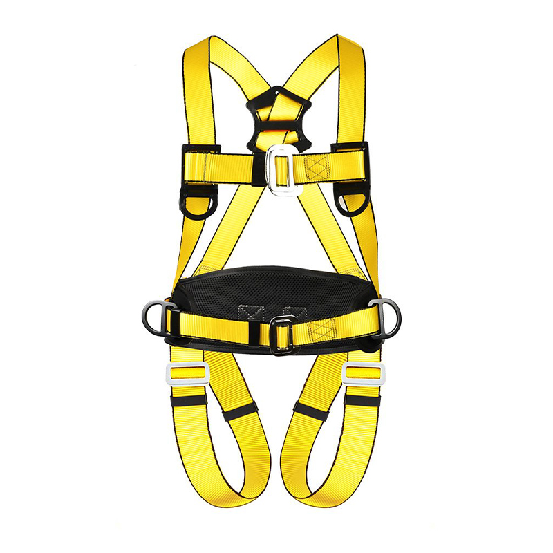 HT66-007101 Arnês de segurança de cinco pontos de corpo inteiro de poliéster de alta resistência de 45 mm