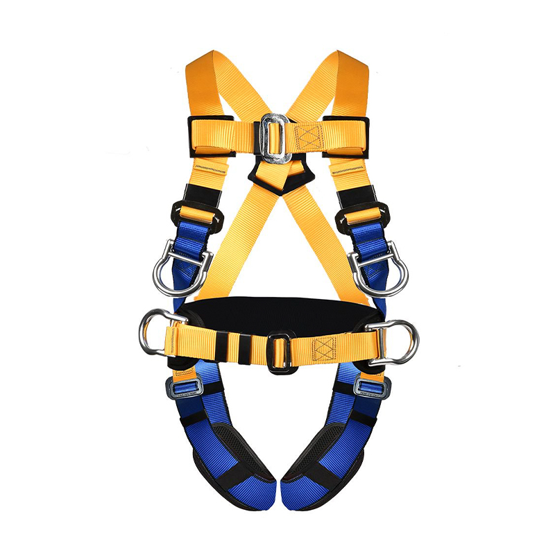 Arnês de segurança de corpo inteiro de poliéster de grande resistência HT66-007901 45mm